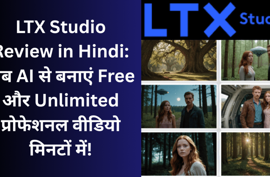 LTX Studio Review in Hindi – Create Free and Unlimited AI Videos in Minutes