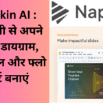 Napkin AI tool in Hindi for creating graphs, diagrams, visuals, and flowcharts easily
