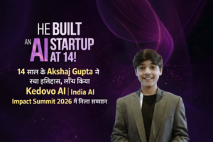 14-year-old Akshaj Gupta who built Kedovo AI startup honored at India AI Impact Summit 2026