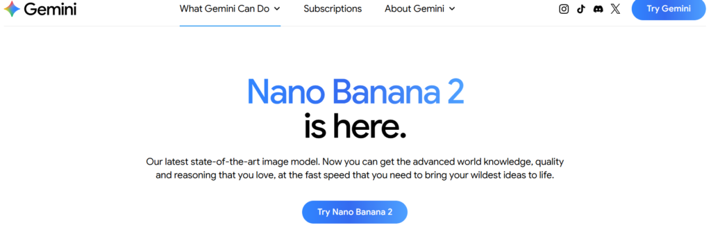 गूगल जेमिनी में लॉन्च हुआ Nano Banana 2 AI इमेज जनरेशन मॉडल