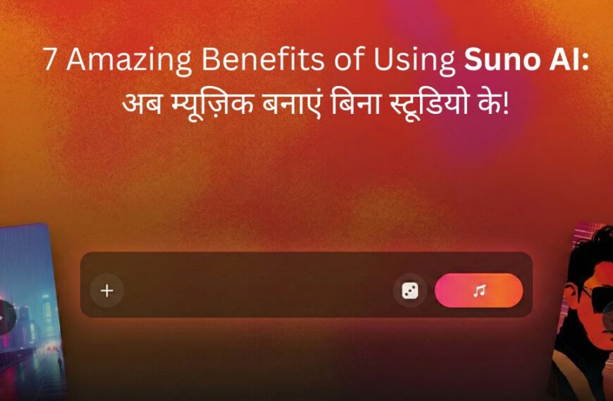Suno AI music generator interface allowing users to create songs from text prompts.