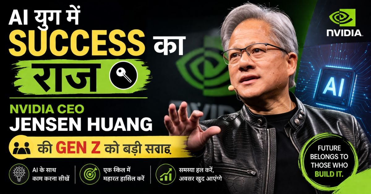 AI युग में सफलता का राज – NVIDIA CEO Jensen Huang की Gen Z को करियर और AI स्किल्स पर सलाह